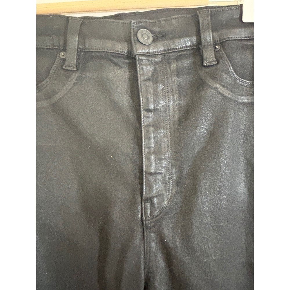 Hudson Nico Mid Rise Bootcut Coated Black Barbara Jeans Women's Size 34 - Picture 16 of 16